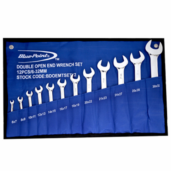 Bluepoint Wrenches BDOEMTSET12 Double Open End Wrench Set