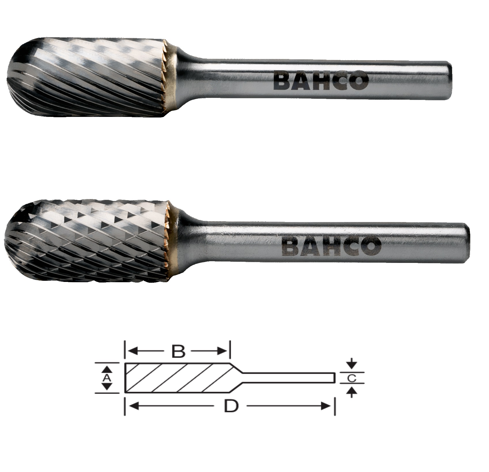 Bahco-Cylindrical Rotary Burrs-MBS